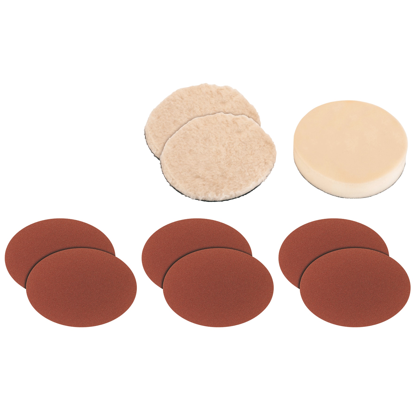 Einhell Sett med polerhetter og slipeskiver CE-CP 18/180 Li E