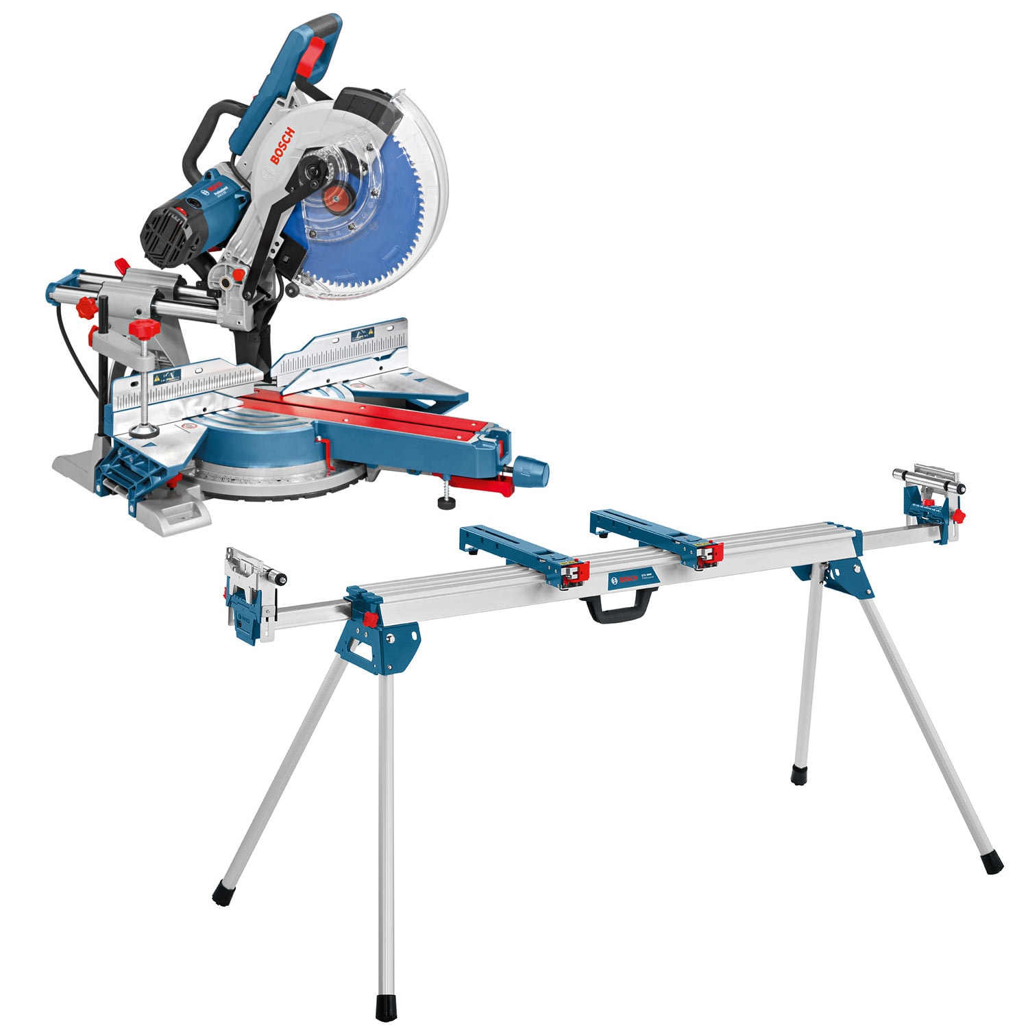 Bosch Kap-/geringssav GCM 12 SDE med Stativ GTA 3800