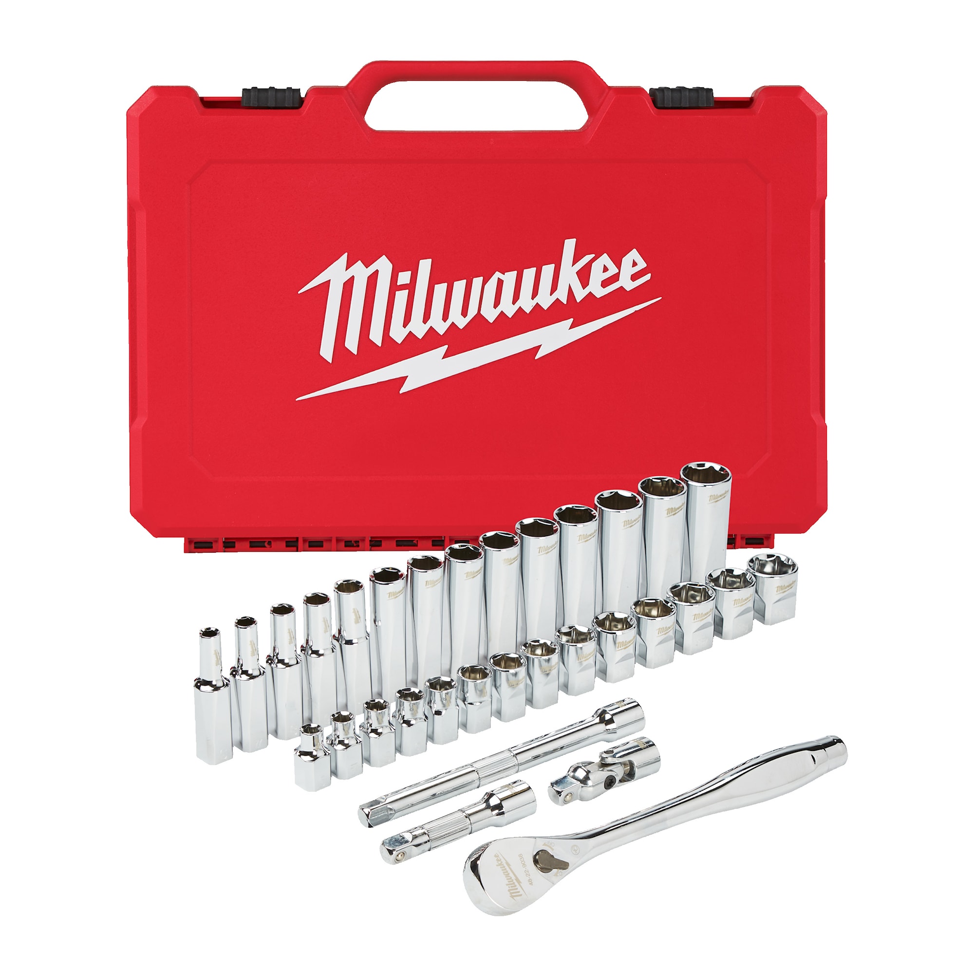 Milwaukee Hylsnyckelsats 3/8" Mm 32Del