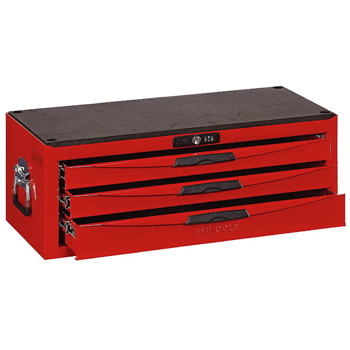 Teng Tools Verktygslåda TC803N 3 lådor, röd