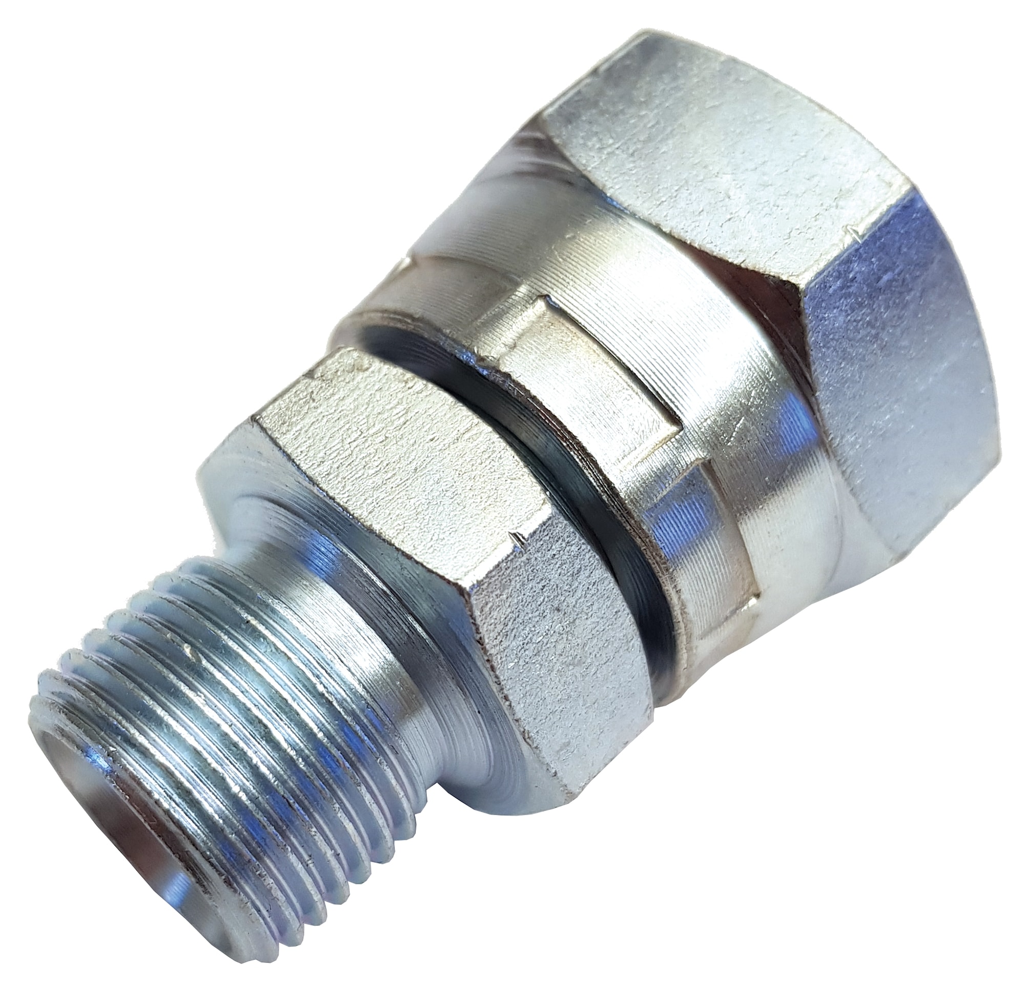 Hydroscand Nippel Stål 1/2''Inv X 3/8''Utv