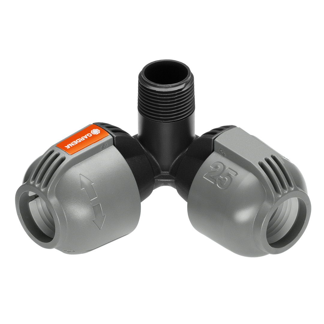 Gardena Vinkelstykke 25 Mm X 3/4" Med Hann-Gjenger