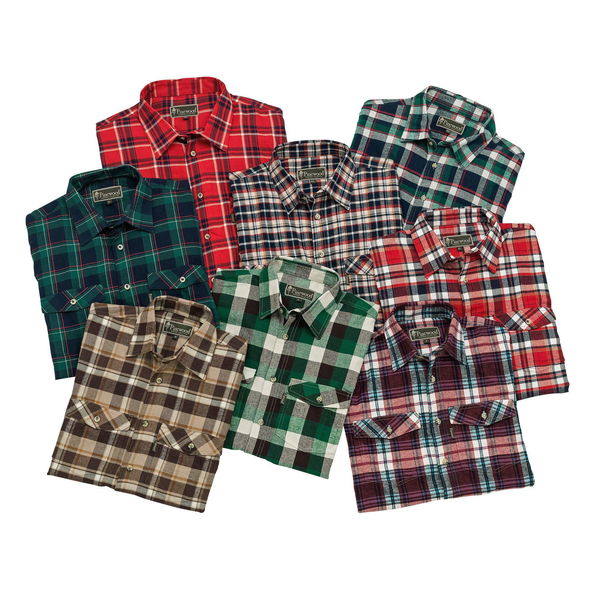 Pinewood Flanellskjorta Mixed 4XL