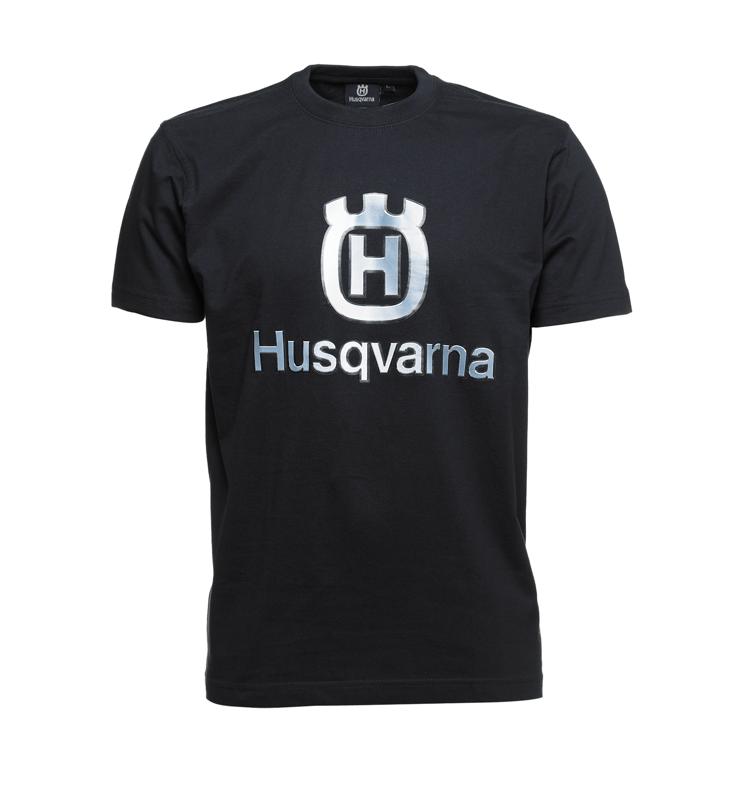 Husqvarna T-Paita Logolla Miehet Musta XXL