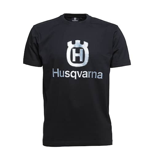 Husqvarna T-Shirt Med Husqvarna-tryck - S