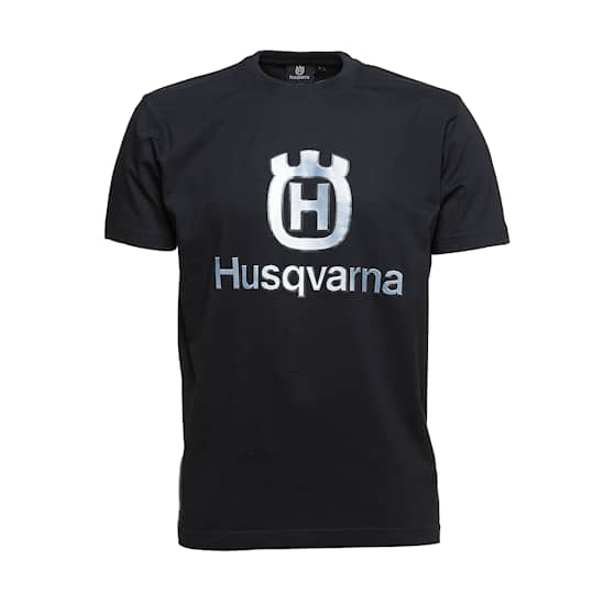 Husqvarna T-shirt med Husqvarna-tryk