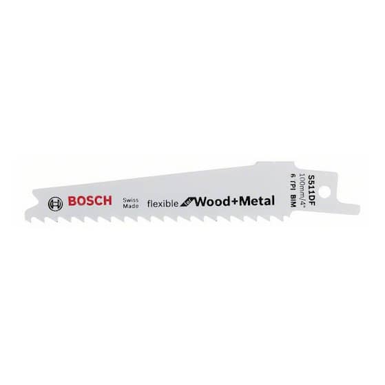 Bosch Bajonetsavklinge S 511 DF Flexible for Wood and Metal