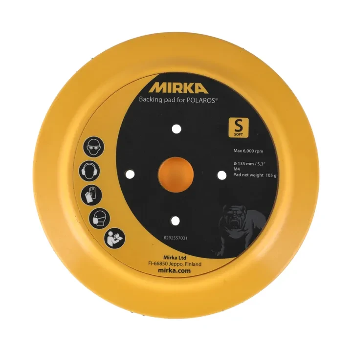 Mirka Underlagsplatta till POLAROS Ø 135 mm mjuk