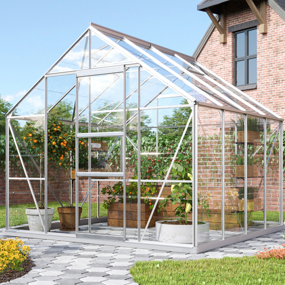 Vitavia Merkur Växthus 6,7 kvm 3 mm glas Obehandlad