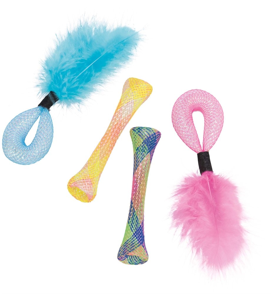 Kattlekset Bounce, upp till 15 cm, 4-pack