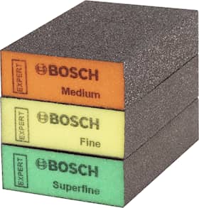 Bosch slipesvampesett Expert 69X97X26mm M/F/SF 3 stk