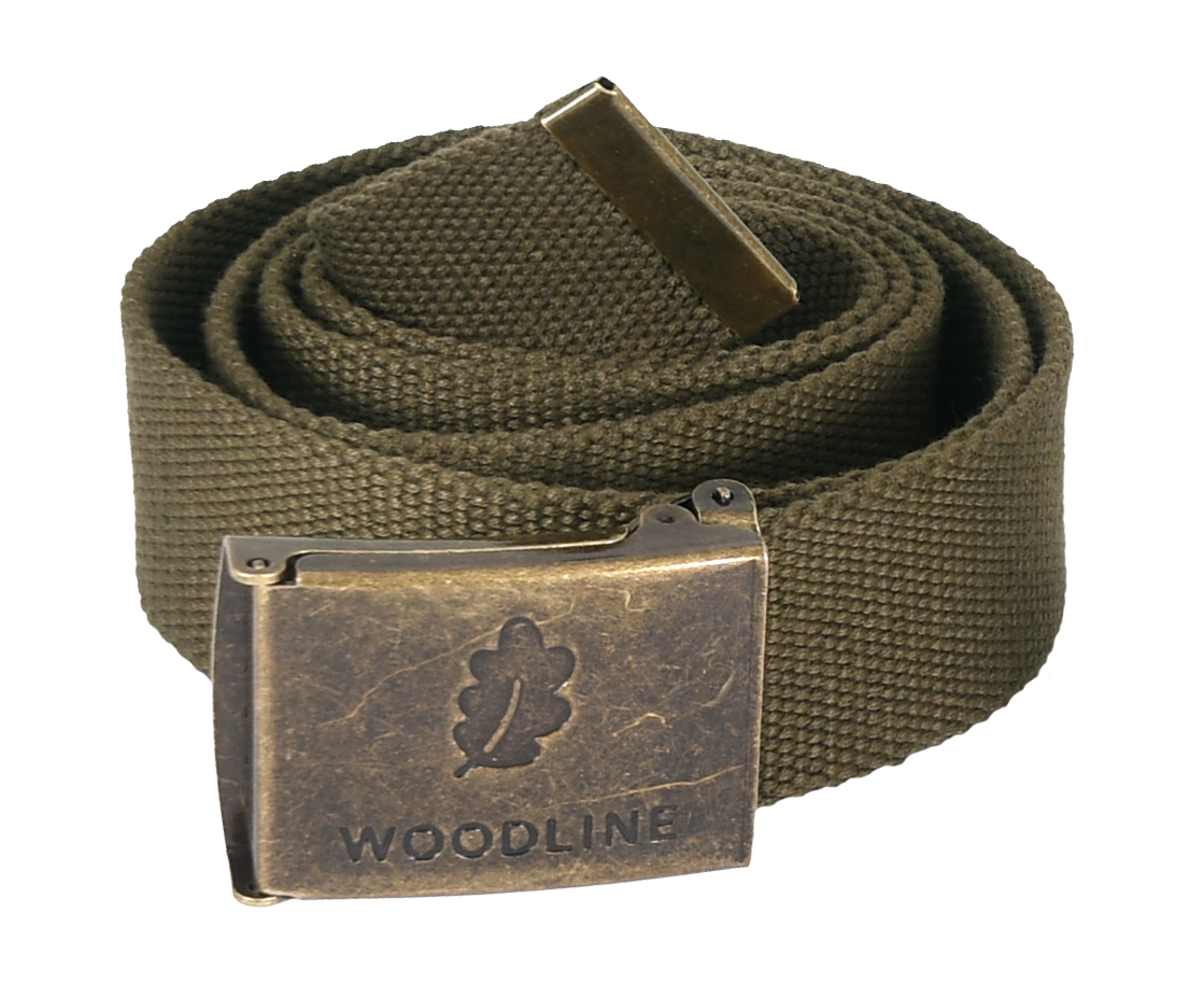 Woodline Canvasbälte Grönt