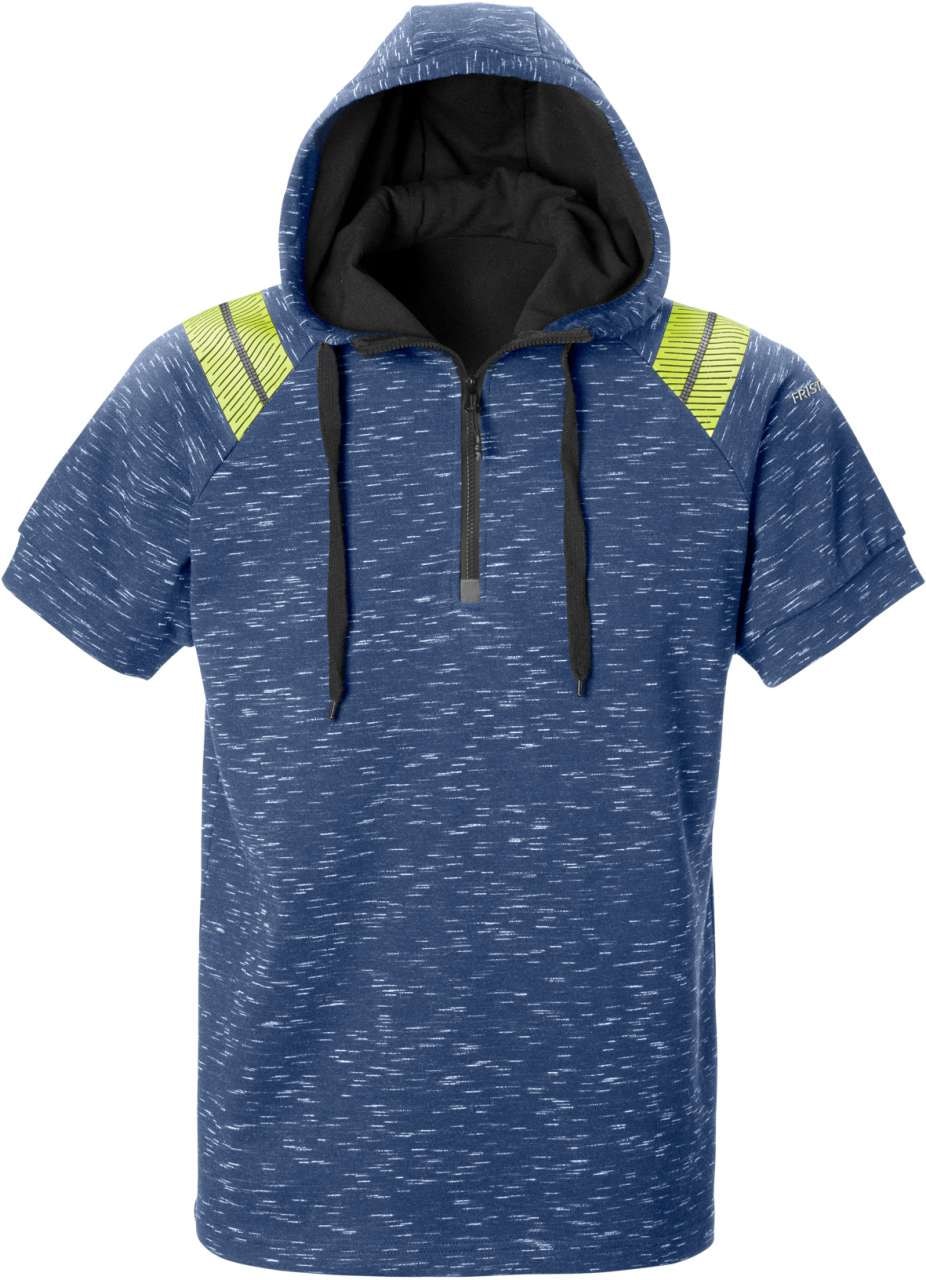 Fristads Sweatshirt kort ärm 7460 MELA Antracitgrå S