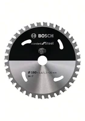 Bosch Sågklinga Standard for Steel 160×1,6/1,2×20mm 36T