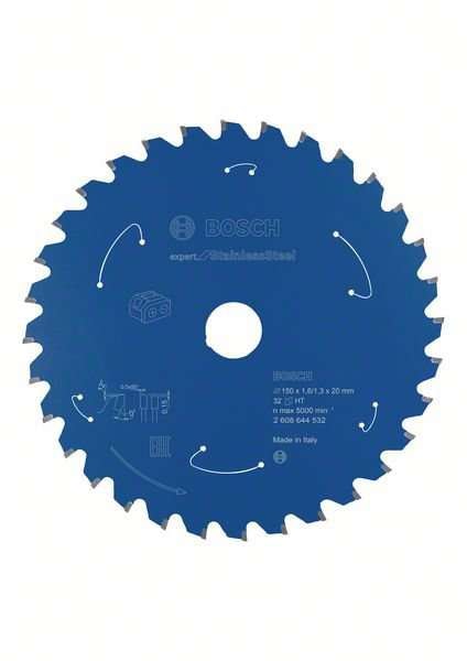 Bosch Sägeblatt Expert für Edelstahl 150x1,6/1,3x20mm 32Z