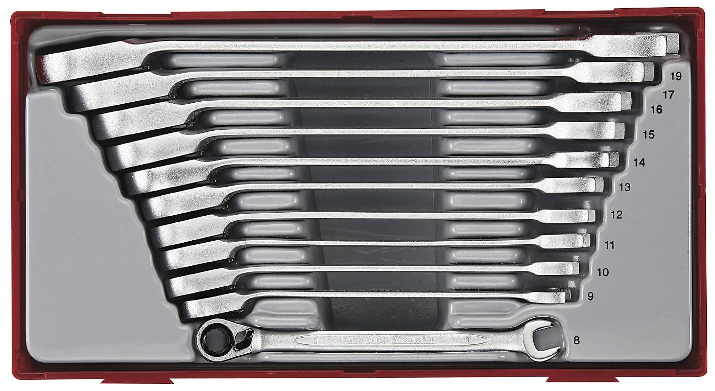 Teng Tools 11 osan Kiintolenkkiräikkäavainsarja TT6511R