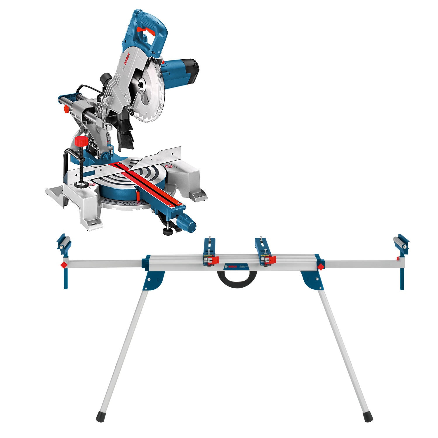 Bosch Katkaisu- ja jiirisaha GCM 80 SJ ja Jalusta GTA 2500 Compact