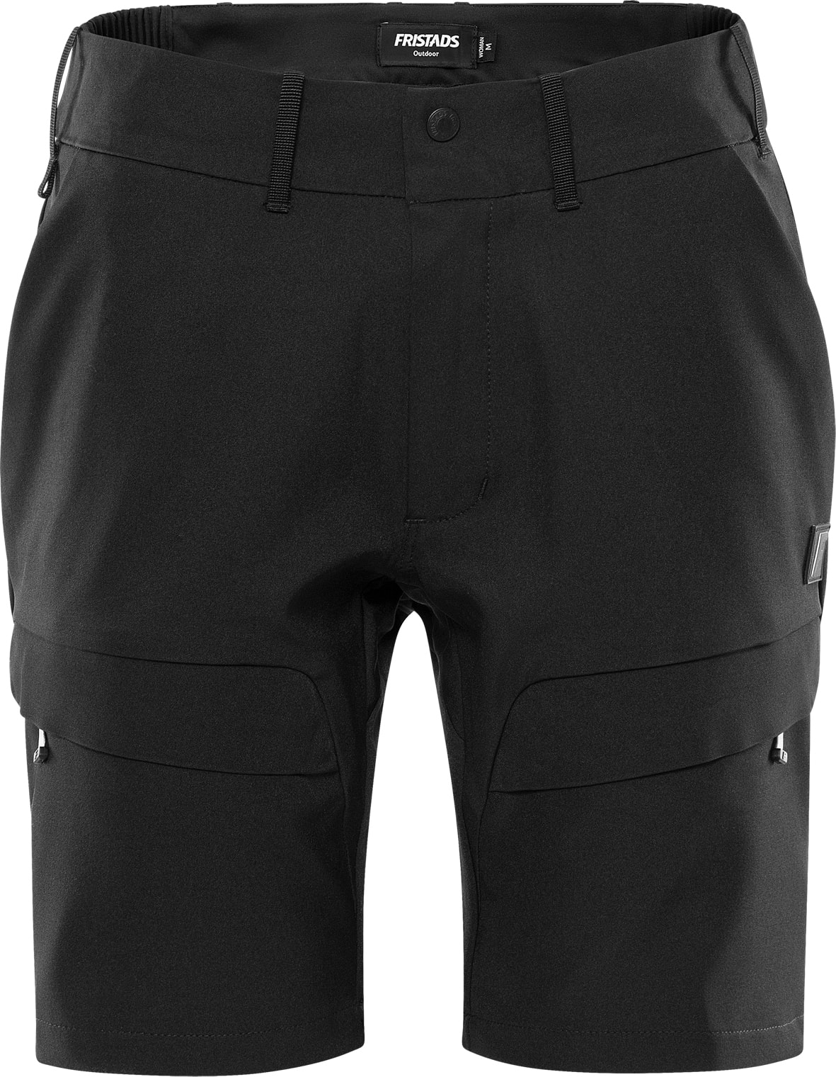 Fristads Shorts Stretch Zircon Dam - Svart 2XL