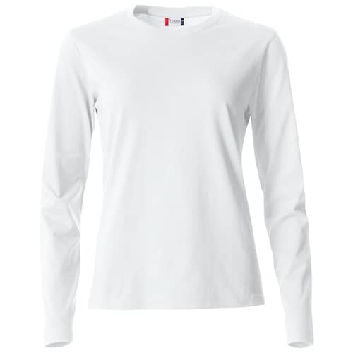 Clique Basic Långärmad tröja Vit Dam - XS