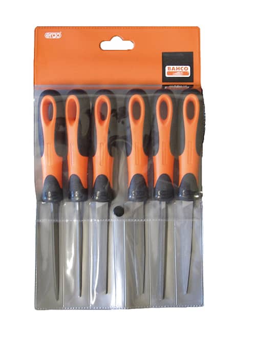 Bahco 4" Key File Sets With Handles 1-476-04-3-2