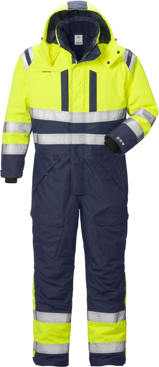 Fristads Høy synlighet Airtech® vinterkjeledress cl 3 8015 GTT Hi-Vis Rød / Svart 3XL