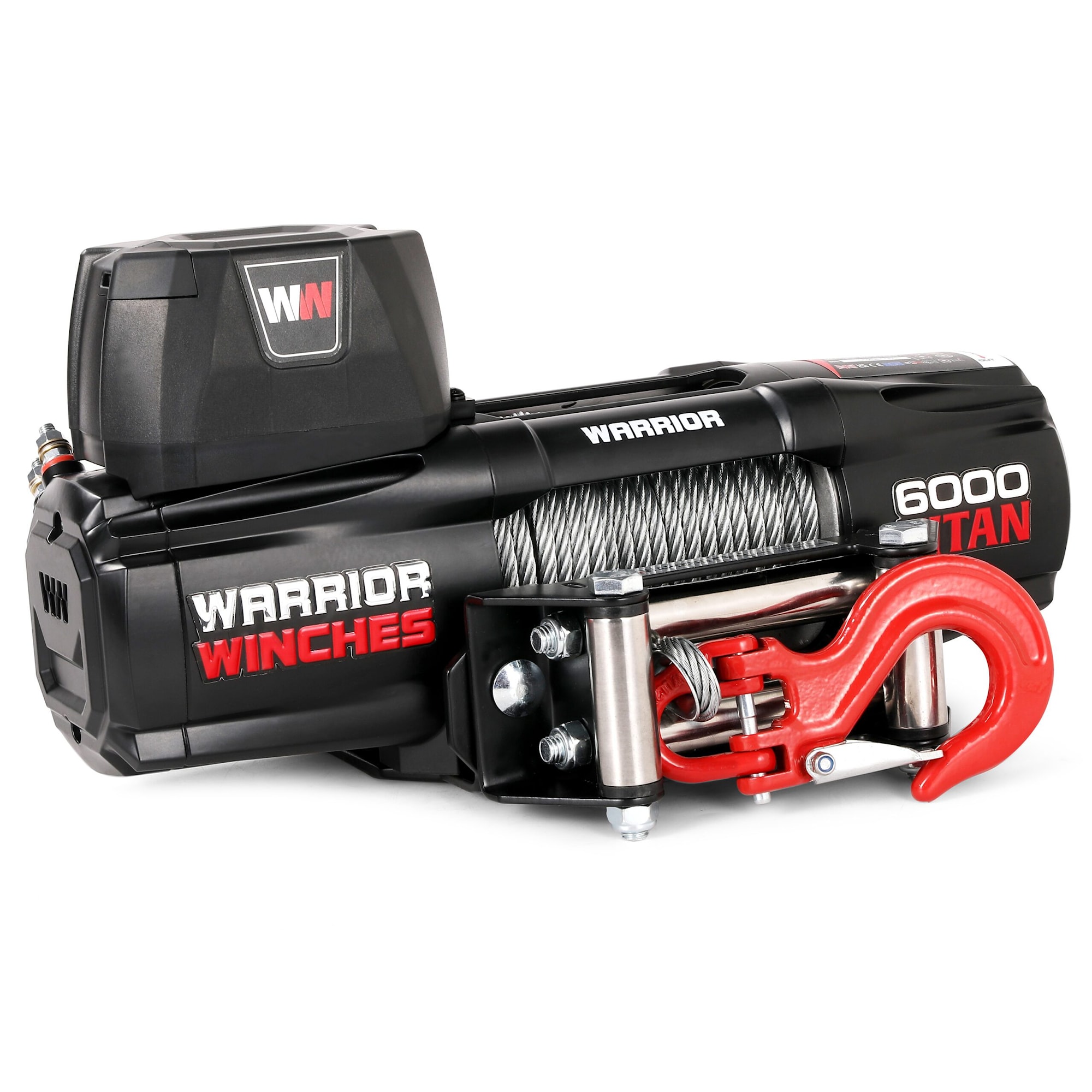Warrior Winches Vinsch Titan 6000 Elektrisk vinsch - Stålvajer 24V