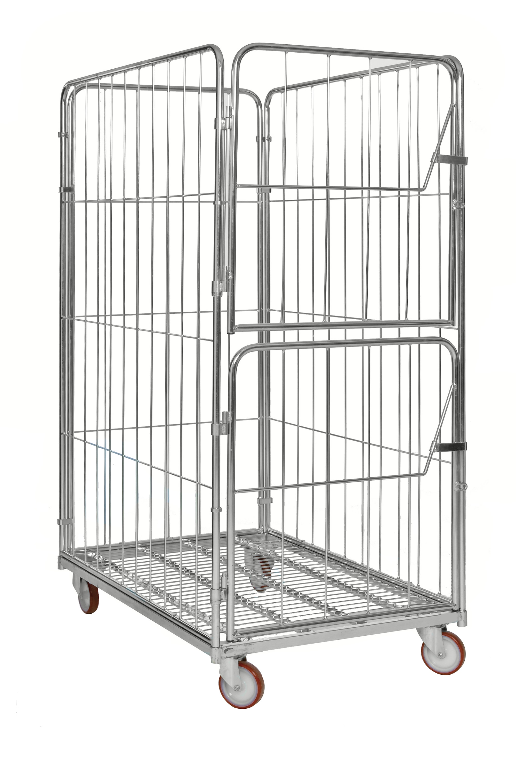 Kongamek Elförzinkad Rullcontainer 4 sidor