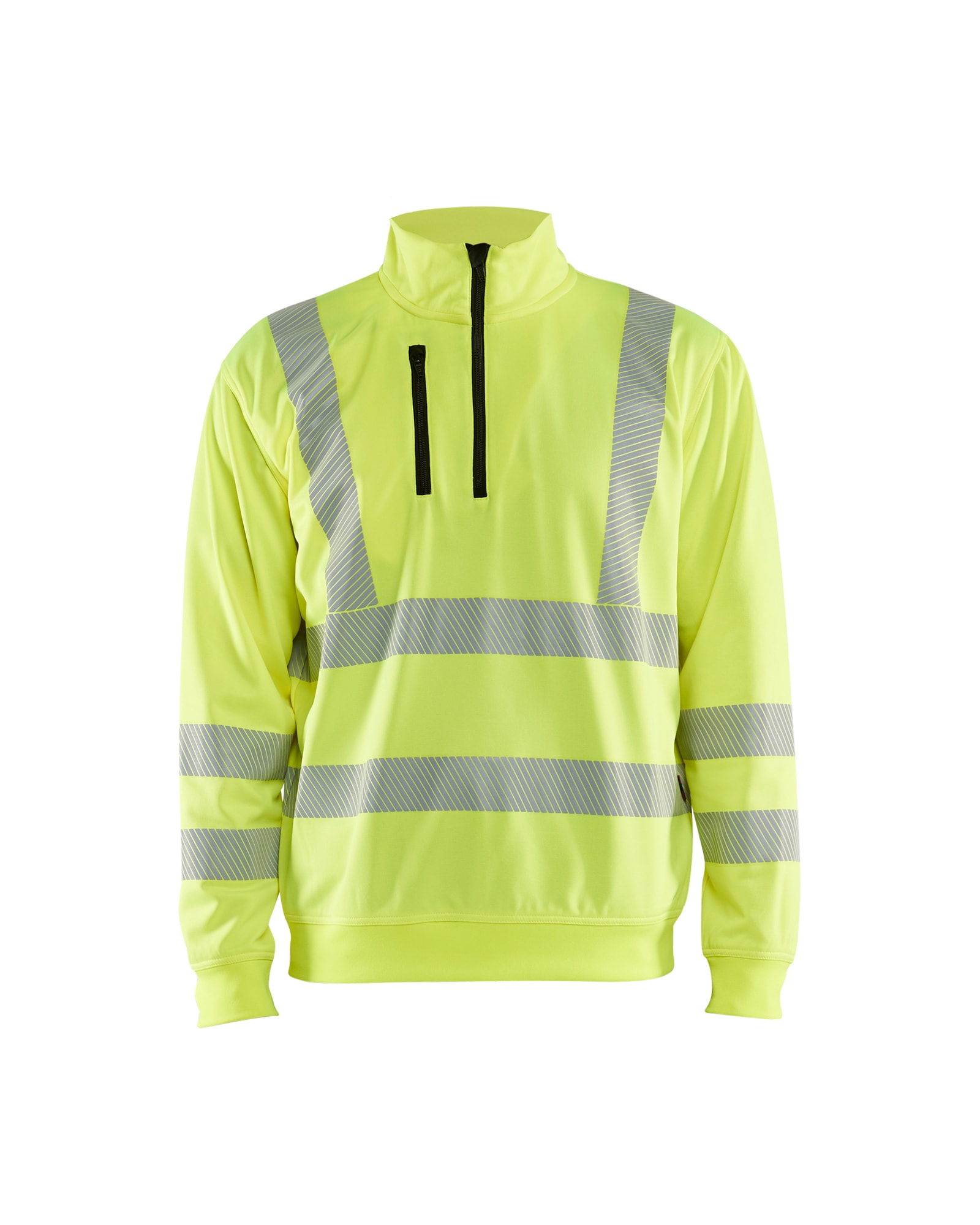 Blåkläder High Vis Sweatshirt Half-Zip High Vis Rot - XXXL