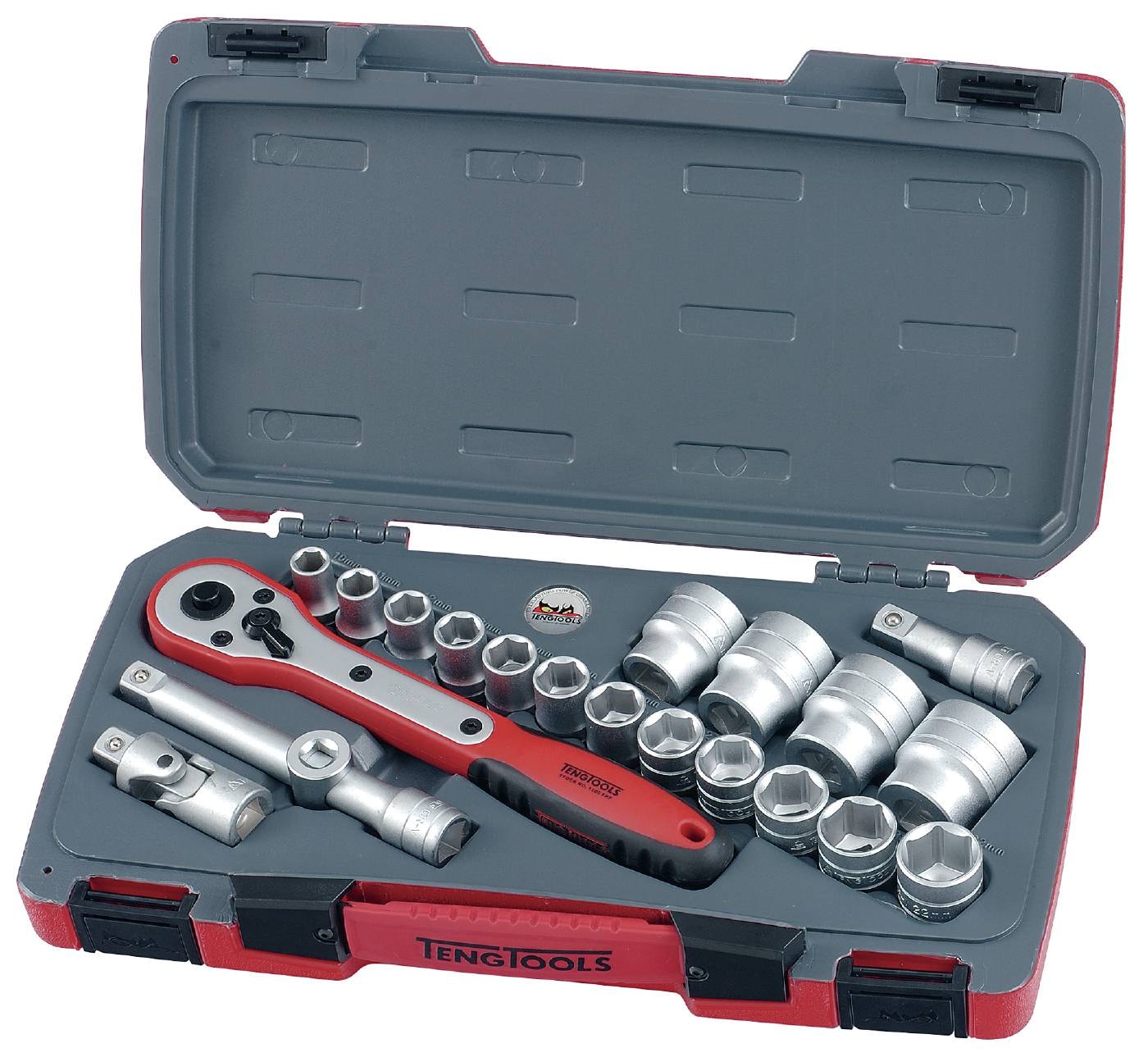 Teng Tools Hylsnyckelsats T1221-6 1/2 21 delar