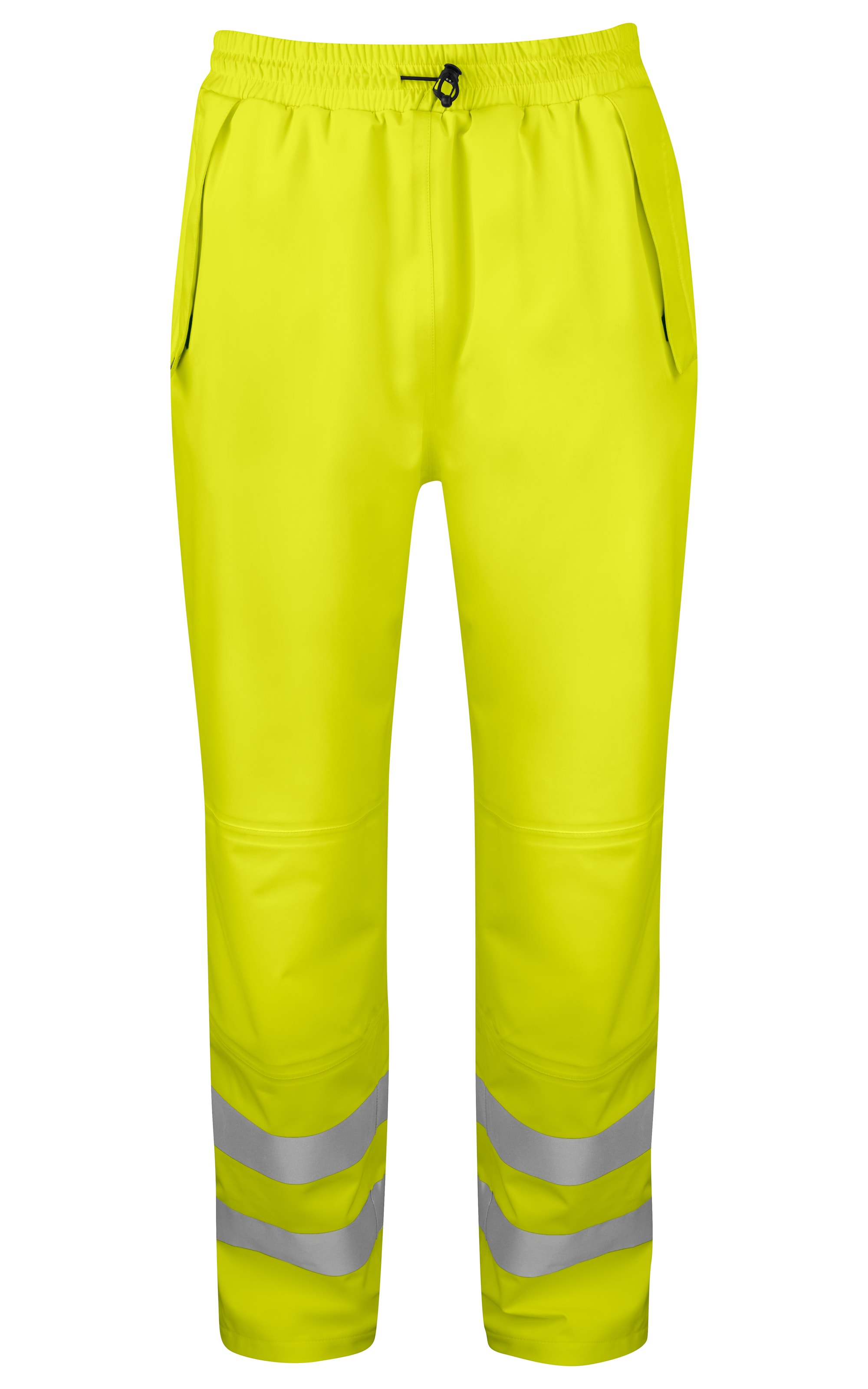 ProJob 6550 Regnbukse En Iso 20471 Kl 2/1 - Yellow/Black - L