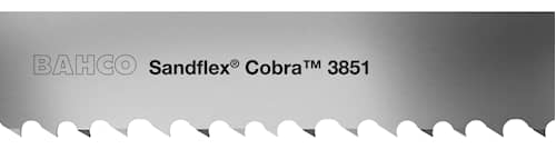 Bahco Båndsavsklinge Cobra 3851 M42 1638x13x0.6 6/10T, Sandflex