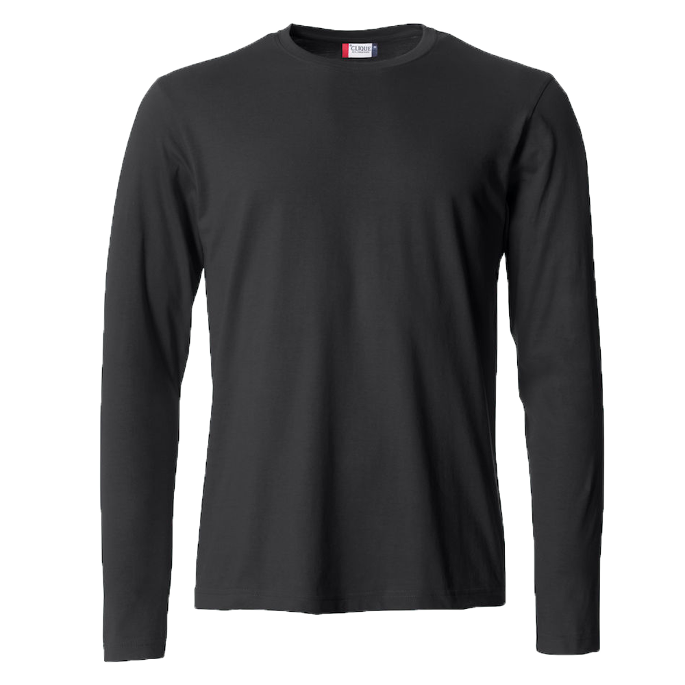 Clique Genser Basic Langermet Herre Svart 4XL