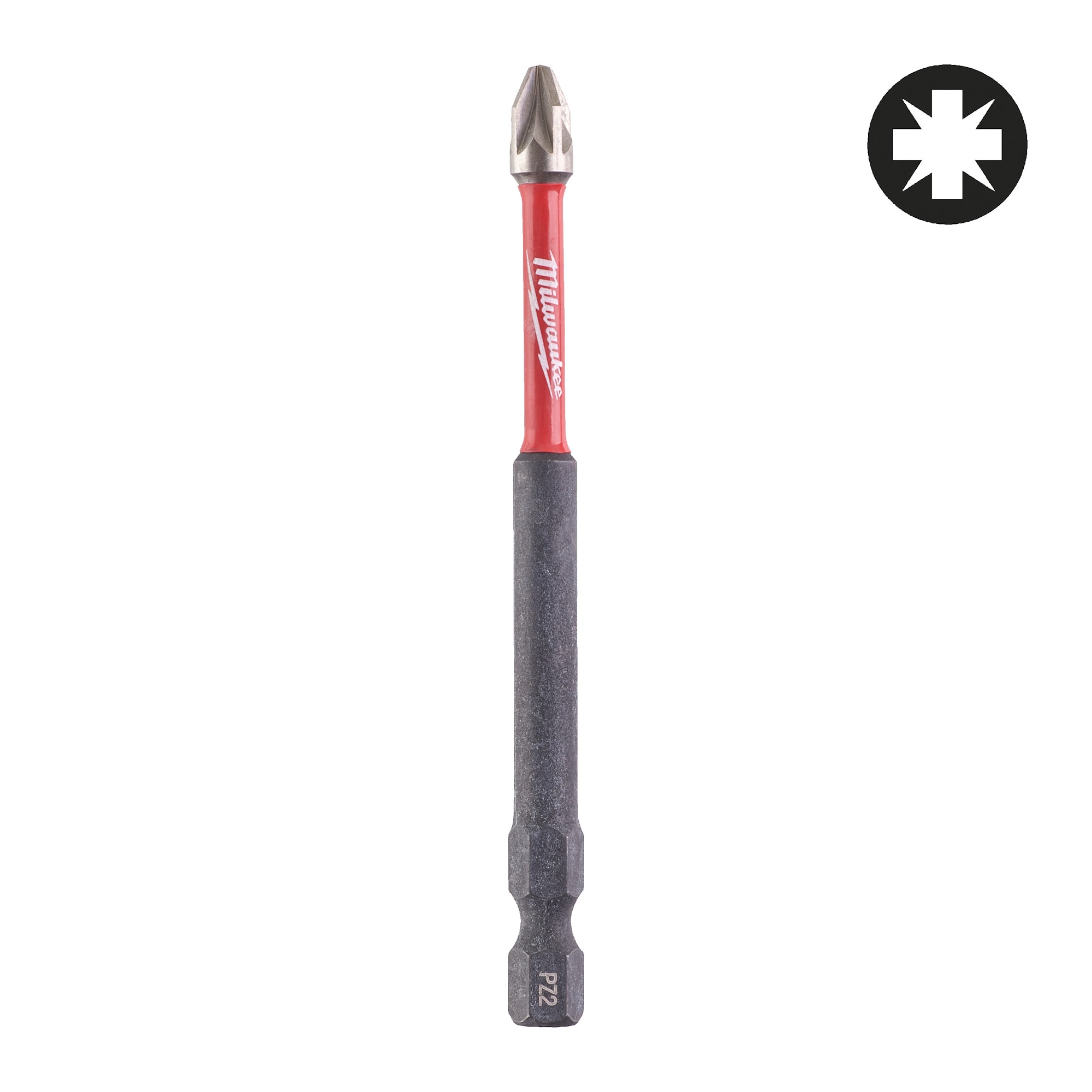 Milwaukee Bits PZ2 Shockwave 90 mm 1-pack