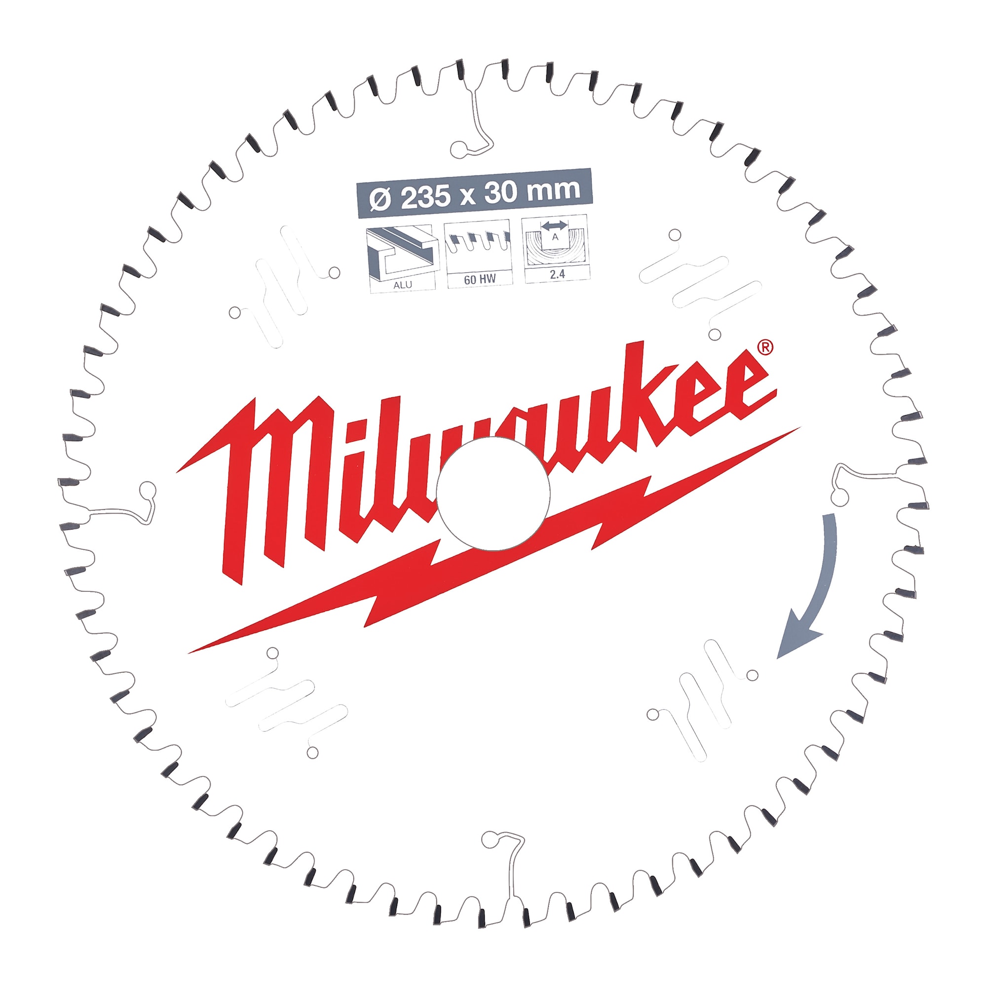 Milwaukee Cirkelsågklinga A235X30X2,4X60