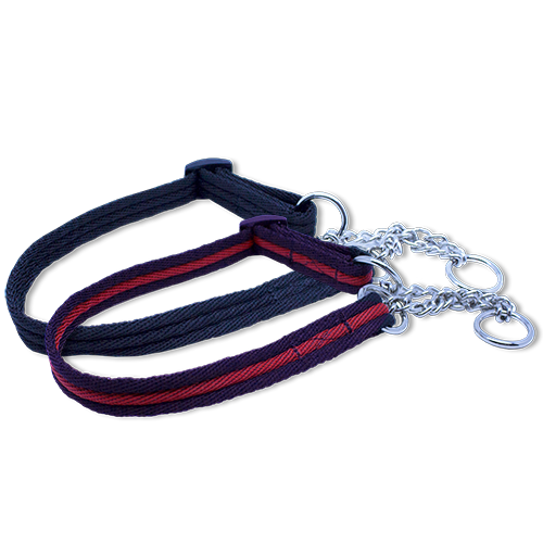 Hundhalsband Kanalhalvstryp Justerbart 25 mm