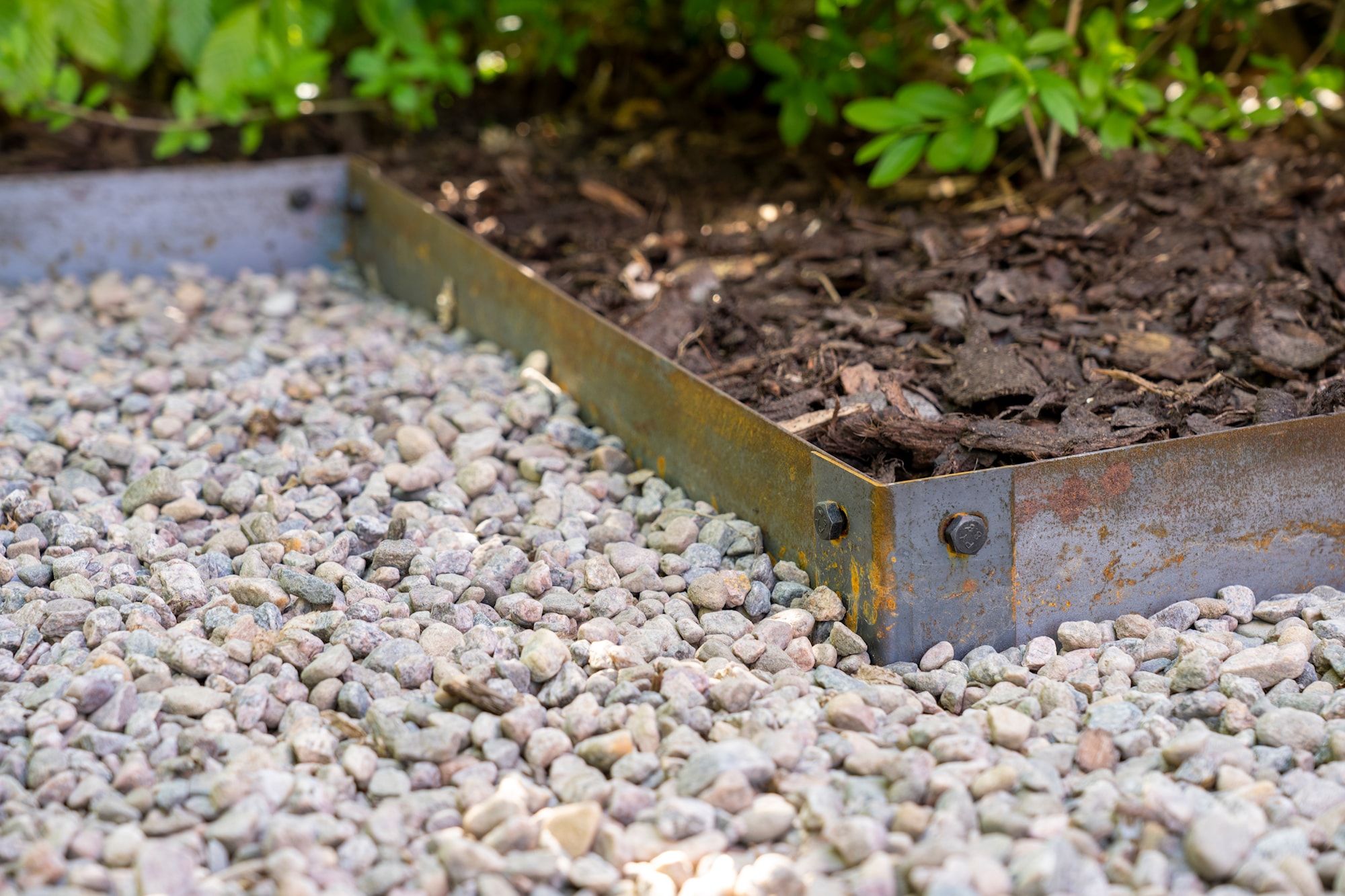 Skotte Garden Tydlig 4-Pack Skarvsats Vinkel Corten