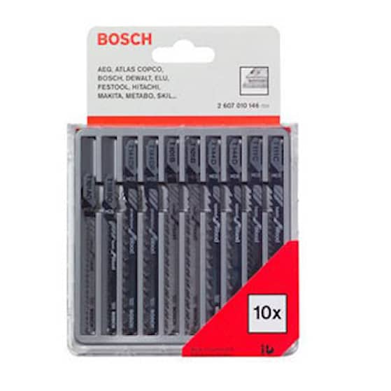 Bosch Stiksavklingesæt, 10 dele Træ