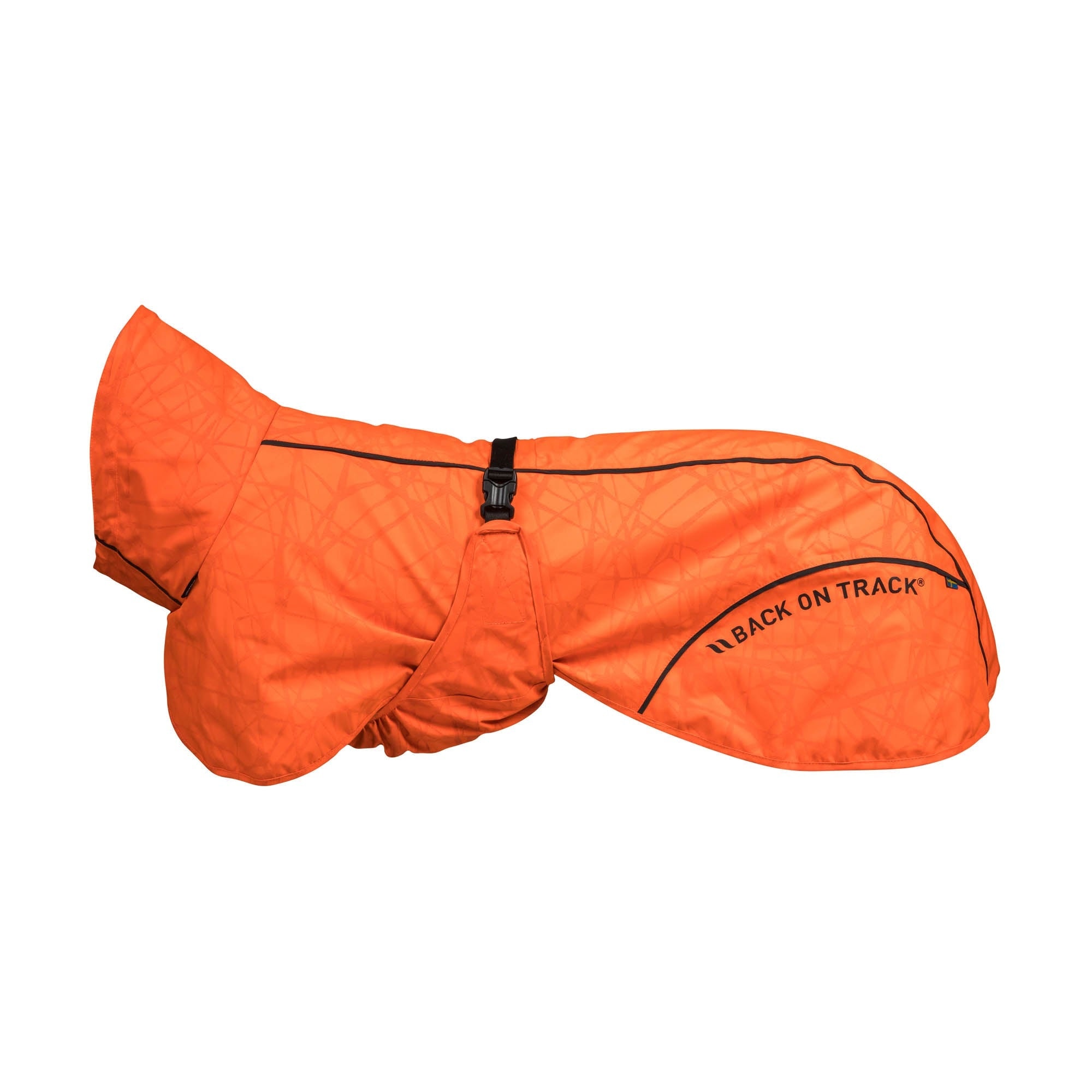 Back on Track Regntäcke BAY - Lågt slut - Orange 65 cm