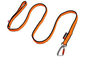 Non-Stop Dogwear Bungee Leash, Black/Orange, 2.8M