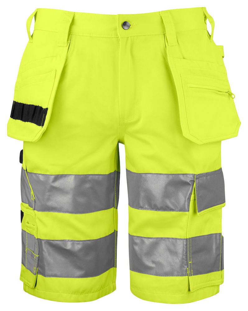 ProJob 6535 Shorts En Iso 20471 Kl 2/1 - Yellow/Black - C46/146