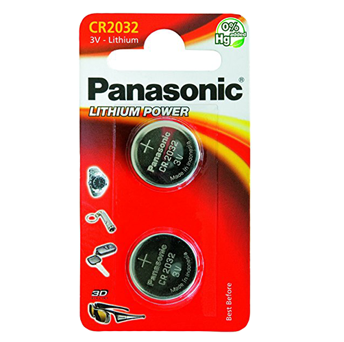 Panasonic CR2032 2-pakning