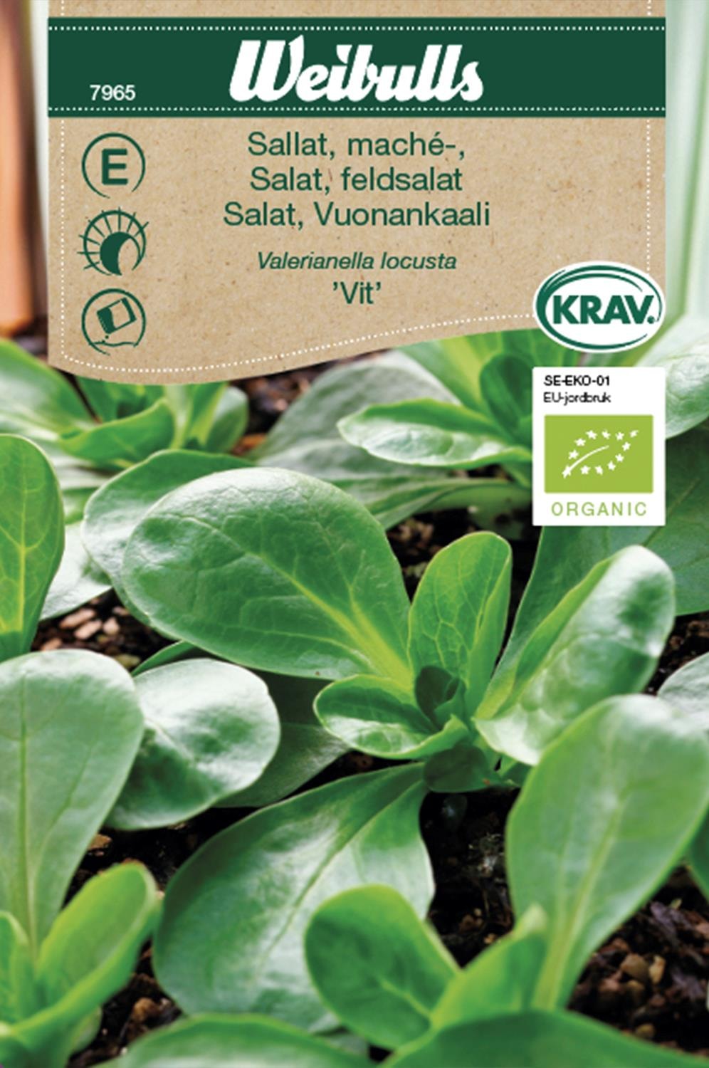 Weibulls Sallat,mâche, KRAV