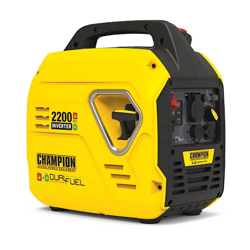 Champion 2200W Dual-Fuel Invertterigeneraattori - The Mighty Atom
