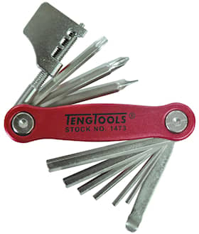 Teng Tools Cykelsats 1473 Insex Metrisk 11 delar