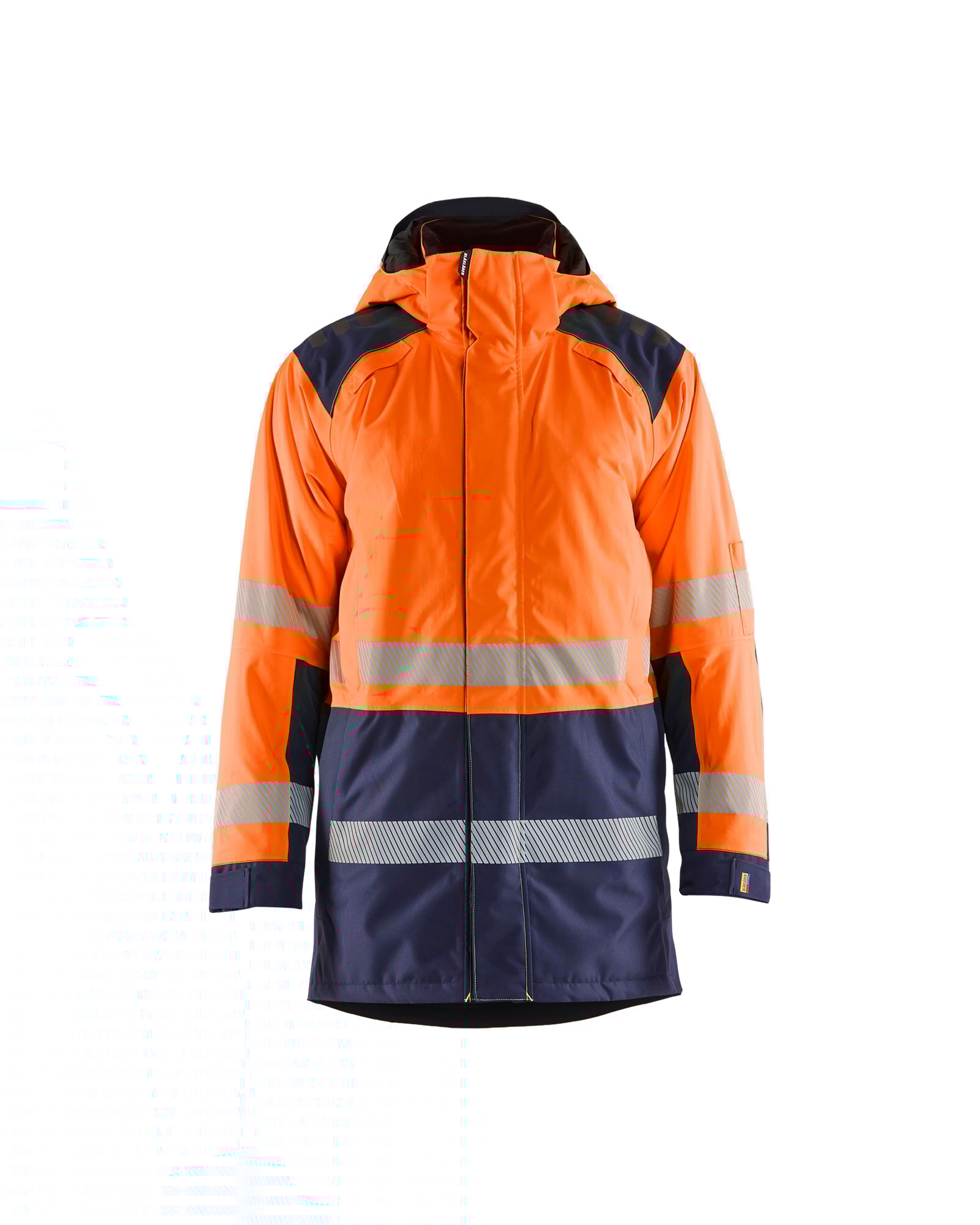 Blåkläder High Vis Winterparka High Vis Rot/Schwarz - 4XL