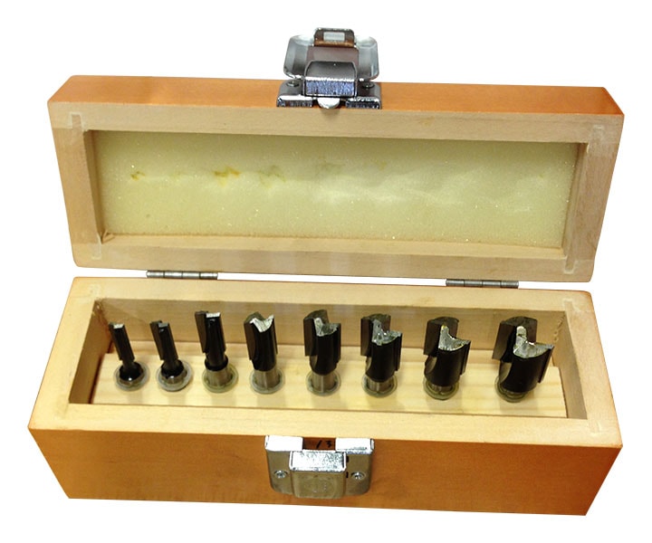 Duab notfressett 8 mm, 7 deler