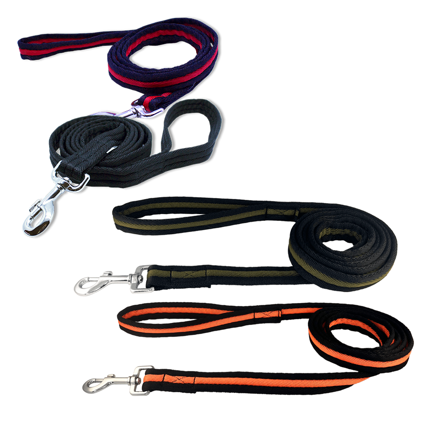 Nailontalutushihna 2,5*190 cm Punainen/musta