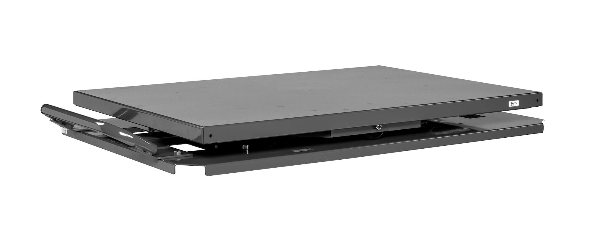 Lavavaunu KM-SP-ERGO, 1338x810x152 mm, 800 kg, tummanharmaa