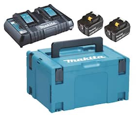 Makita Batteri & laddare Powerpack 2st 5 Ah BL1850B & lad