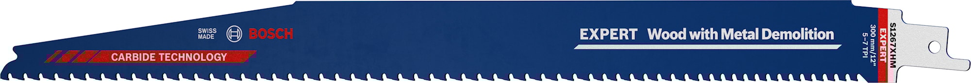 Bosch Tigersagblad Expert 'Wood with Metal Demolition' S 1267 XHM , 10 stk